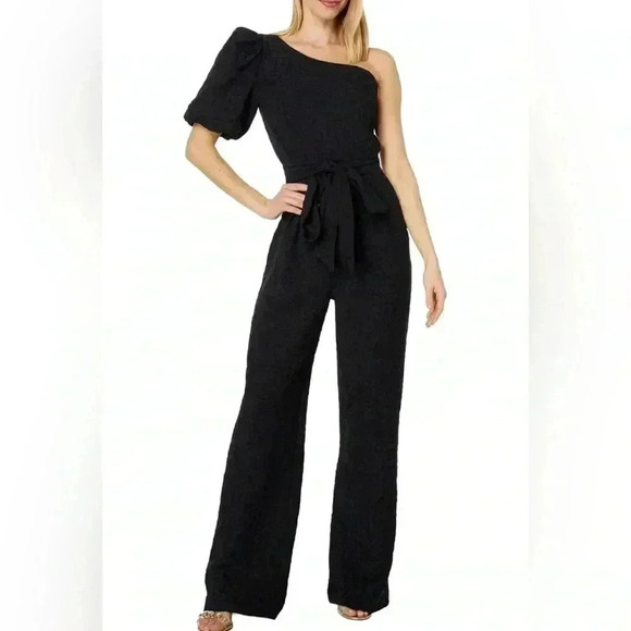 Lilly Pulitzer Pants - Lilly Pulitzer Brialyn One Shoulder Jumpsuit, Size 8 NWT In New Condition